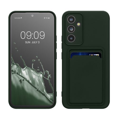 Husa Samsung Galaxy A54 5G, Verde inchis, Silicon, KWM0000191C005C