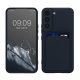 Husa Samsung Galaxy S22, Albastru inchis, Silicon, KWM0000191F003C