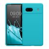 Husa Google Pixel 7a, Albastru deschis, Silicon, KWM000019YE025C