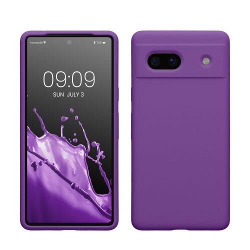 Husa Google Pixel 7a, Mov, Silicon, KWM000019YE028C