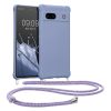 Husa cu jnur Google Pixel 7a, Albastru, Silicon, KWM000019YH005C