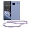 Husa cu jnur Google Pixel 7a, Albastru, Silicon, KWM000019YH005C