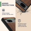 Husa Google Pixel 7a, Maro/Albastru, Lemn, KWM000019YK004C