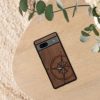 Husa Google Pixel 7a, Maro/Albastru, Lemn, KWM000019YK004C