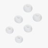 Set 6 Varfuri de schimb Kwmobile pentru QCY T13, Alb, Silicon, KWM000024XF001C