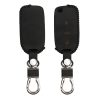 Husa Cheie Auto Kwmobile pentru Skoda/Seat 3 Butoane, Negru, Piele naturala, KWM000024XG001C