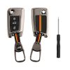 Carcasa Cheie Auto Kwmobile pentru VW 3 Butoane, Multicolor, Zinc, KWM000024XJ001C