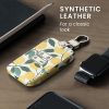 Husa Cheie Auto Kwmobile pentru Renault 4 Butoane - Smart Key, Multicolor, Piele ecologica, KWM000008UA044C