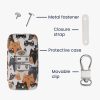 Husa Cheie Auto Kwmobile pentru Renault 4 Butoane - Smart Key, Multicolor, Piele ecologica, KWM000008UA045C