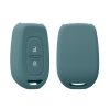 Husa Cheie Auto Kwmobile pentru Dacia/Renault 2 Butoane, Verde inchis, Silicon, KWM000012VM003C