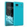Husa Google Pixel 6a, Albastru deschis, Silicon, KWM000015FZ046C