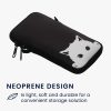 Husa Universala telefon, Marime XL - 6.8 inch, Negru/Alb, Neopren, KWM000016AJ023C
