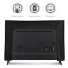 Husa Kwmobile pentru televizor de 24 inch, Negru/Alb, Plastic, KWM000017ZN003C