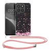 Husa Honor X6a, Transparent/Roz, Silicon, KWM000020IC001C