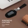 Husa Cheie Auto Kwmobile pentru Peugeot/Citroen 3 Butoane - Smart Key, Negru/Gri, Piele ecologica, KWM000024XO002C