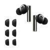 Set 6 Varfuri de schimb Kwmobile pentru Xiaomi Realme Buds Air 5 Pro, Negru, Silicon, KWM000024XU001C