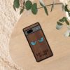 Husa Google Pixel 7a, Maro/Albastru, Lemn, KWM000019YK005C