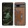 Husa Google Pixel 7a, Maro/Albastru, Lemn, KWM000019YK006C
