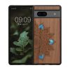 Husa Google Pixel 7a, Maro/Albastru, Lemn, KWM000019YK006C