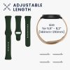 Set 2 Curele Kwmobile pentru Xiaomi Redmi Watch 3 Active, Verde inchis/Bej, Silicon, KWM000024XY002C