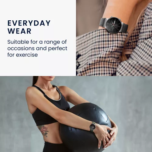 Curea Kwmobile pentru Samsung Galaxy Watch 5/Galaxy Watch 5 Pro/Galaxy Watch 4, Roz deschis, Nylon, KWM000024XZ002C