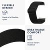 Curea Kwmobile pentru Xiaomi Mi Watch Color Sport/S1 Active, Negru, Nylon, KWM000024YA001C