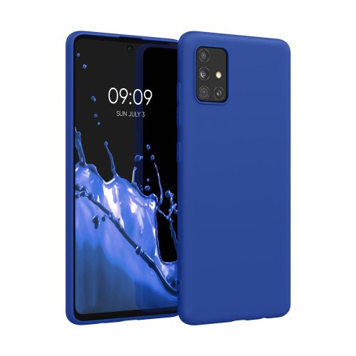 Husa Samsung Galaxy A51, Albastru, Silicon, KWM000010YZ044C