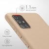 Husa Samsung Galaxy A51, Crem, Silicon, KWM000010YZ046C