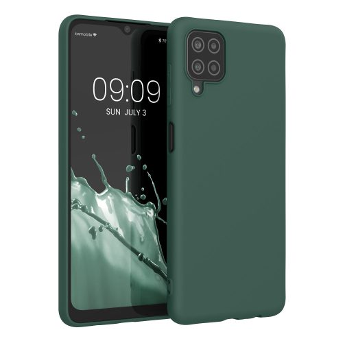 Husa Samsung Galaxy A12, Verde, Silicon, KWM000012BL054C