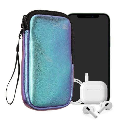 Husa Universala telefon, Marime XXL - 7 inch, Verde, Neopren, KWM0000099O163C