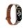 Curea Kwmobile pentru Xiaomi Mi Band 7, Bej/Maro, Piele naturala, KWM000024YZ002C