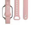 Curea Kwmobile pentru Xiaomi Redmi Watch 3 Active / Redmi Watch 3 Lite, Roz deschis, Piele naturala, KWM000024ZA002C