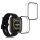 Set 2 Huse Kwmobile cu sticla securizata pentru Amazfit Bip 5, Transparent, Plastic, KWM000024ZC001C