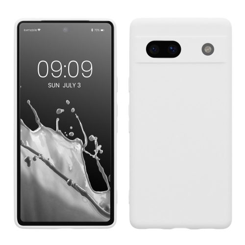 Husa Google Pixel 7a, Alb, Silicon, KWM000019YF015C
