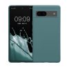 Husa Google Pixel 7a, Verde inchis, Silicon, KWM000019YV011C