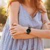 Set 2 Huse Kwmobile pentru Google Pixel Watch, Transparent/Negru, Plastic, KWM000024ZK001C