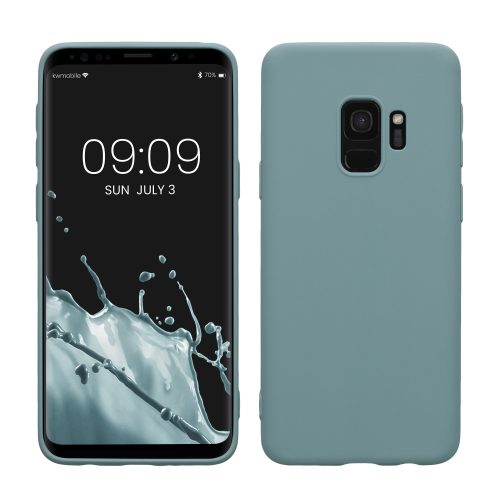 Husa Samsung Galaxy S9, Verde inchis, Silicon, KWM000008OR023C