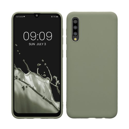 Husa Samsung Galaxy A50, Verde, Silicon, KWM000009SZ018C
