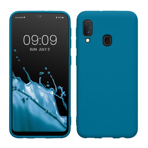 Husa Samsung Galaxy A20e, Albastru, Silicon, KWM0000102J028C