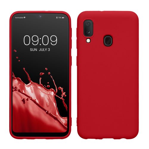 Husa Samsung Galaxy A20e, Rosu, Silicon, KWM0000102J029C