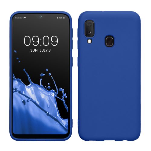 Husa Samsung Galaxy A20e, Albastru, Silicon, KWM0000102J030C