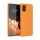 Husa Samsung Galaxy A71, Portocaliu, Silicon, KWM000010ZJ029C