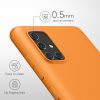 Husa Samsung Galaxy A71, Portocaliu, Silicon, KWM000010ZJ029C