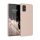 Husa Samsung Galaxy A71, Crem, Silicon, KWM000010ZJ030C