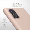 Husa Samsung Galaxy A71, Crem, Silicon, KWM000010ZJ030C