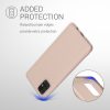 Husa Samsung Galaxy A71, Crem, Silicon, KWM000010ZJ030C