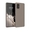 Husa Samsung Galaxy A71, Bej, Silicon, KWM000010ZJ031C