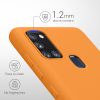 Husa Samsung Galaxy A21s, Portocaliu, Silicon, KWM000011GI019C