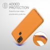 Husa Samsung Galaxy A21s, Portocaliu, Silicon, KWM000011GI019C