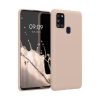 Husa Samsung Galaxy A21s, Crem, Silicon, KWM000011GI022C